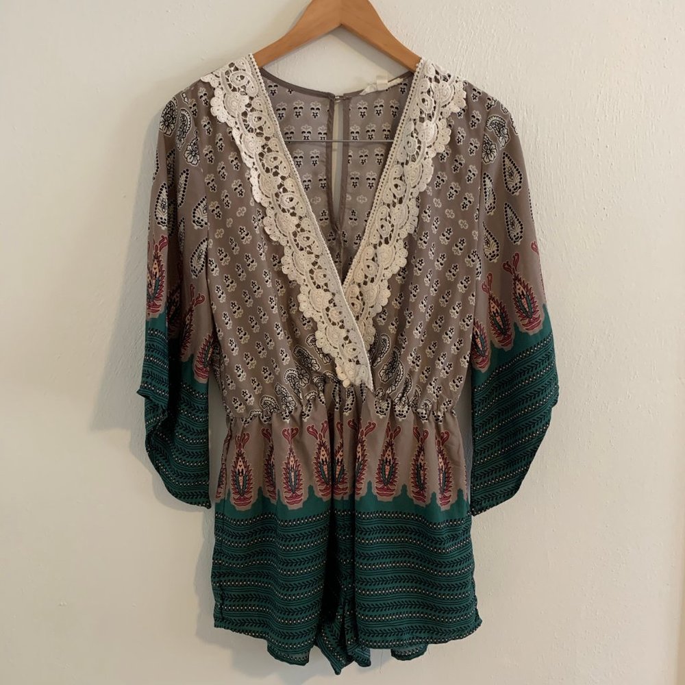 ILLA ILLA Deep V Romper